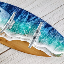 Load image into Gallery viewer, Surfboard Wave Towel Rack