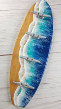 Load image into Gallery viewer, Surfboard Wave Towel Rack