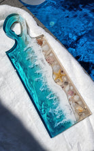 Load image into Gallery viewer, Tropical Beach Paddle Serving Board