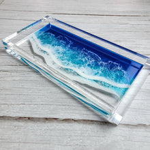 Load image into Gallery viewer, Blue Ocean Wave Acrylic Tray