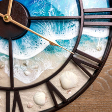 Load image into Gallery viewer, Beach Wave Clock - Ready to Ship