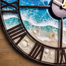 Load image into Gallery viewer, Beach Wave Clock - Ready to Ship