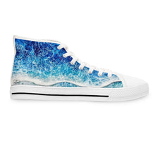 Load image into Gallery viewer, Blue Wave Women's High Top Sneakers