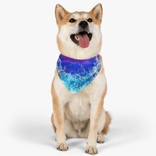 Load image into Gallery viewer, Sunset Wave Pet Bandana Collar