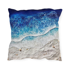 Load image into Gallery viewer, Deep Blue Beach Outdoor Pillows