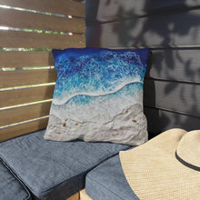 Load image into Gallery viewer, Deep Blue Beach Outdoor Pillows