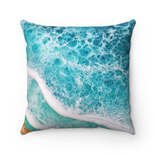 Load image into Gallery viewer, Double Wave Spun Polyester Square Pillow