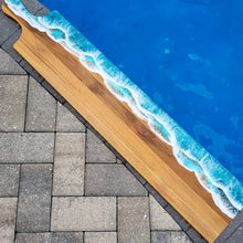Load image into Gallery viewer, Panoramic Ocean Serving Board - Ready to Ship!