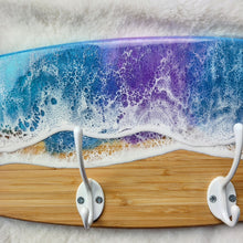 Load image into Gallery viewer, Blue Crush Wave Towel Rack