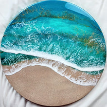 Load image into Gallery viewer, Round Ocean Series #1