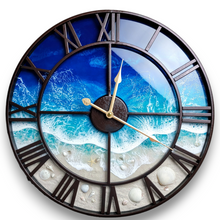 Load image into Gallery viewer, Beach Wave Clock - Ready to Ship