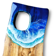 Load image into Gallery viewer, Blue Wave Olive Wood Serving Board