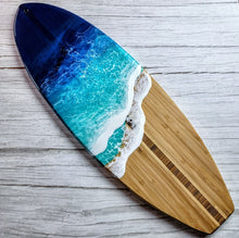 Load image into Gallery viewer, Deep Blue Surfboard Serving Board