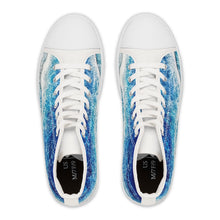 Load image into Gallery viewer, Blue Wave Women's High Top Sneakers