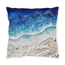 Load image into Gallery viewer, Deep Blue Beach Outdoor Pillows