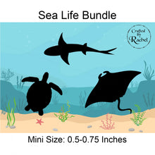 Load image into Gallery viewer, Mini Sea Life Decal Bundle