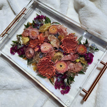 Load image into Gallery viewer, Reserved for Payton - Custom Floral Preservation Tray 12x16
