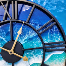 Load image into Gallery viewer, Beach Wave Clock - Ready to Ship

