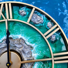 Load image into Gallery viewer, Emerald Seas Clock - Ready to Ship
