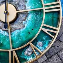 Load image into Gallery viewer, Emerald Seas Clock - Ready to Ship
