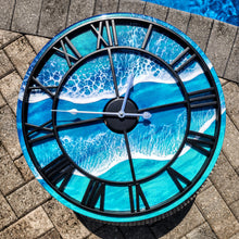 Load image into Gallery viewer, Floating Wave 20&quot; Clock
