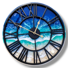 Load image into Gallery viewer, Beach Wave Clock - Ready to Ship
