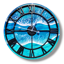 Load image into Gallery viewer, Floating Wave 20&quot; Clock

