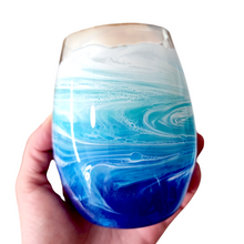 Load image into Gallery viewer, Stemless Wave Wine Glasses
