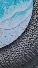 Load and play video in Gallery viewer, Terrazzo &amp; Blue Lazy Susan
