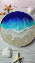Load and play video in Gallery viewer, Tranquil Blue Gulf Coast Beach Lazy Susan
