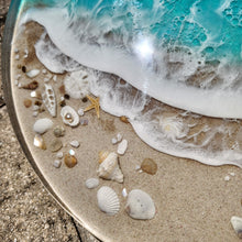 Load image into Gallery viewer, Turquoise Gulf Coast Beach Lazy Susan
