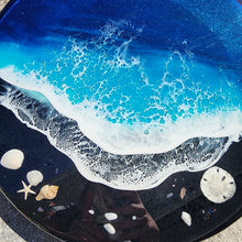 Load image into Gallery viewer, Black Beach Wave Lazy Susan
