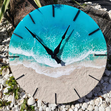 Load image into Gallery viewer, Tropical Wave 16" Clock
