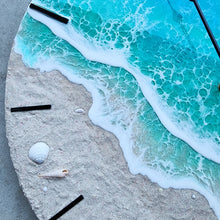Load image into Gallery viewer, Blue Lagoon 20&quot; Clock
