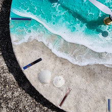 Load image into Gallery viewer, Tropical Wave 12" Clock
