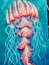 Load image into Gallery viewer, 36x12 Jellyfish Vibes Wall Art
