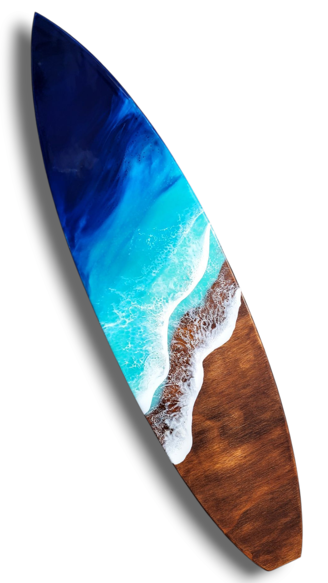 4ft Wave Surfboard Wall Art – Crafted by Rachel
