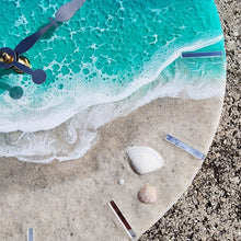 Load image into Gallery viewer, Tropical Wave 12" Clock

