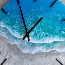 Load image into Gallery viewer, Tropical Wave 12" Clock
