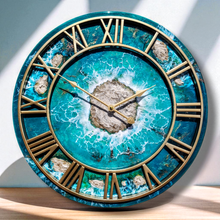 Load image into Gallery viewer, Emerald Luxe Island 20&quot; Clock
