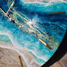 Load image into Gallery viewer, Ocean Geode 36&quot; Clock
