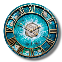 Load image into Gallery viewer, Emerald Luxe Island 20&quot; Clock
