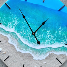 Load image into Gallery viewer, Blue Lagoon 20&quot; Clock

