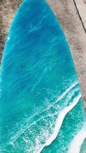 Load image into Gallery viewer, 5ft Wavy Beach Surfboard Wall Art
