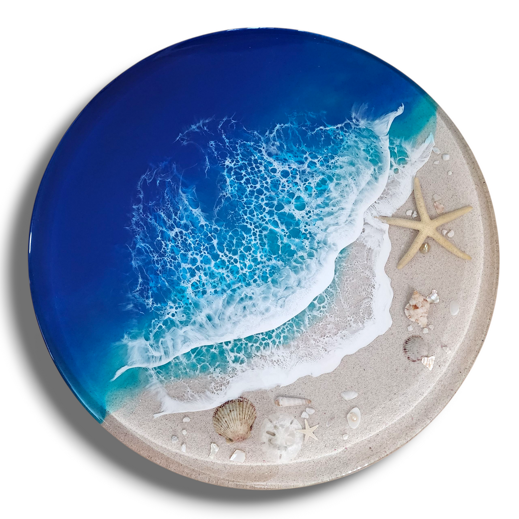 Blue Wave Lazy Susan
