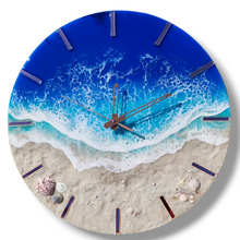 Load image into Gallery viewer, Blue Wave 16" Clock
