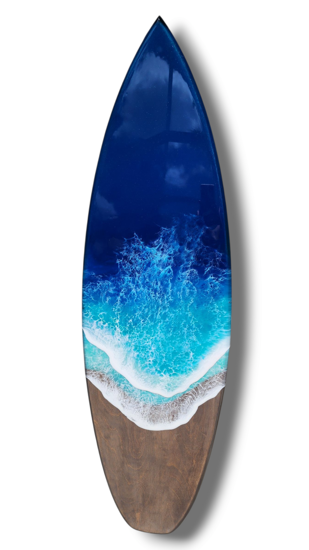 4ft Surfboard Wave Wall Art