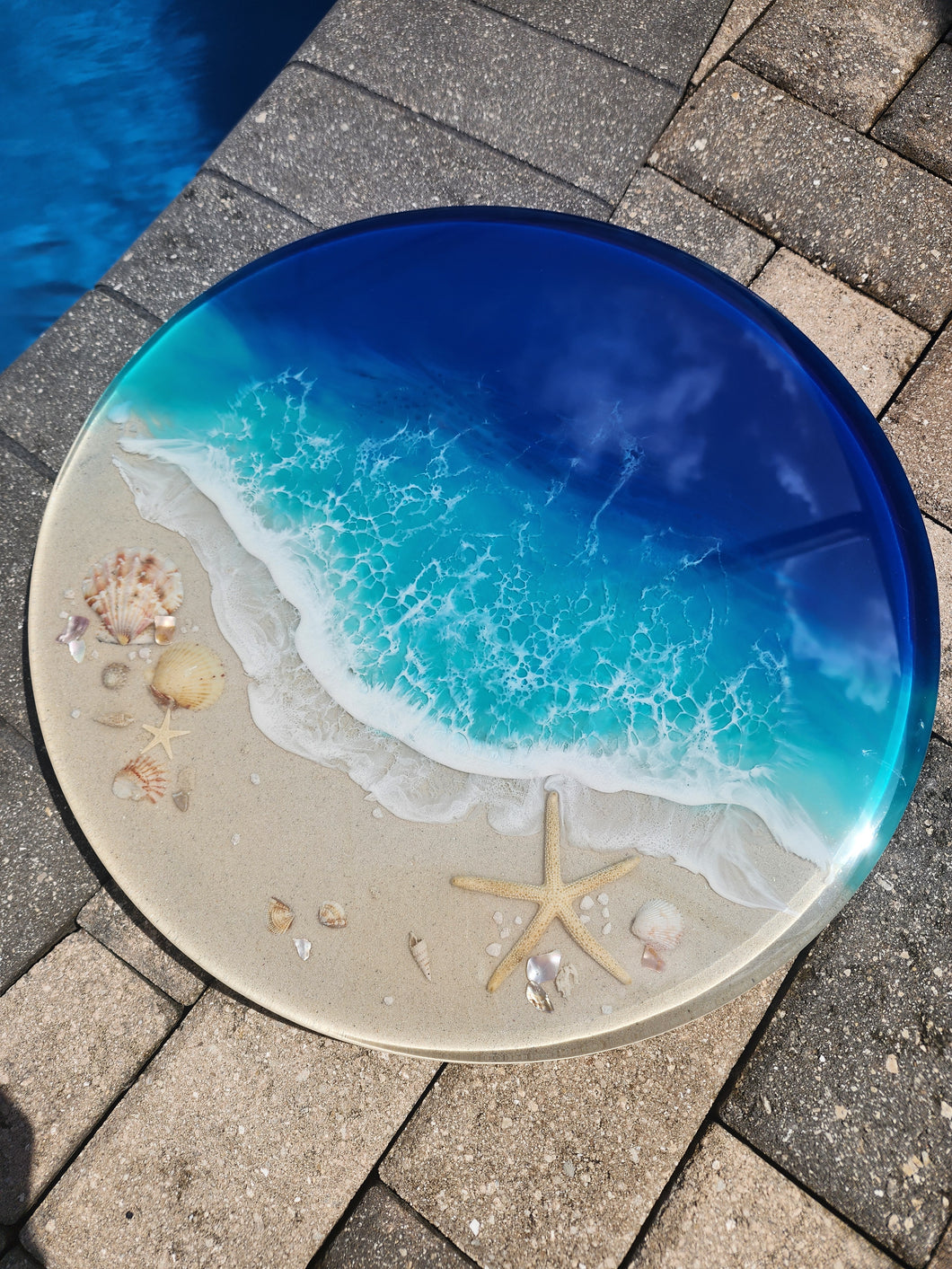 Blue Vibe Lazy Susan
