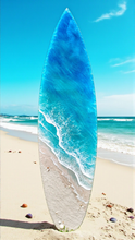 Load image into Gallery viewer, 5ft Beach Wave Surfboard Wall Art
