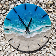 Load image into Gallery viewer, Tropical Wave 12" Clock

